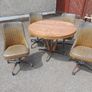 Mid Century Table and 4 Chairs Image 9