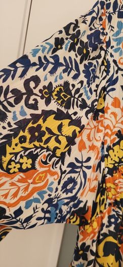 ENCUENTRO multi colour layered with gold metallic threading Sz M (Fit 12-14UK)