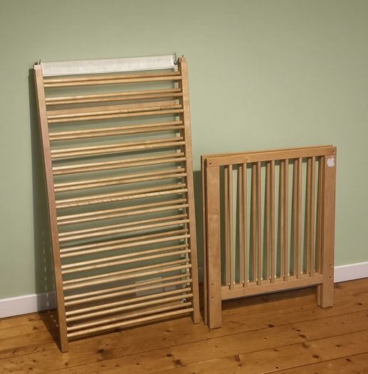Large Wooden Baby Cot | Natural Wood | Great Condition