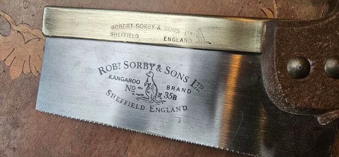 2 Sorby brass backed saws