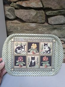 Wilcombe Topiary Cat Serving Tray