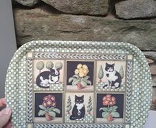 Wilcombe Topiary Cat Serving Tray