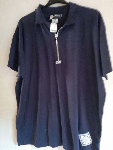 New tee shirt size 24 zip polo100% cotton
