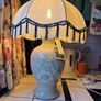 New old Stock Denby Stoneware 1980s certified Table lamp by Denby handthrown by David Williams Midcentury new used Image 9