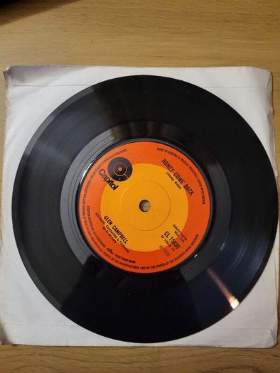 Glen Campbell Honey Come Back 7 inch Single Capitol 1970