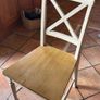Oak table and 4 chairs. Image 2