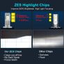 ZES Chip Car Motor Bike Cycle Motorcycle Moterbike  H1 H3 H4 H7 LED H8 H11 H16 9005 HB3 9006 HB4 9004 9007 H13 H27 880 881 Car Headlight Bulb Automobile Lights Turbo Lamp Image 4