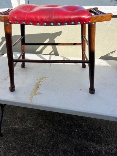 Vintage piano stool