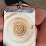 Stunning Sterling Silver Natural Shell Pendant Set. Image 8