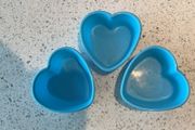 Silicone cake / ice cube mould x3