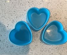 Silicone cake / ice cube mould x3