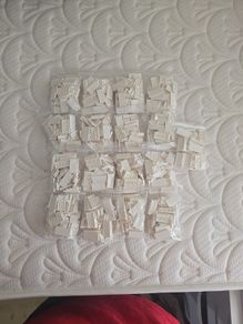 850 lego 2x4 white tiles