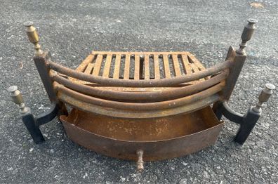 Fire front,grate & ash box