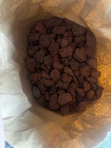 Red Lava Rocks for Fire Pits
