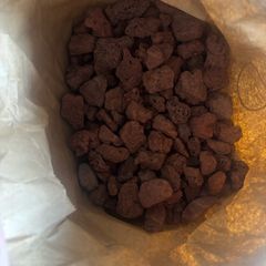 Red Lava Rocks for Fire Pits