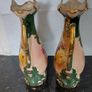 Beautiful pair of antique mantel vases Image 4