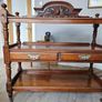 Victorian Mahogany three tier whatnot/etagere Image 3