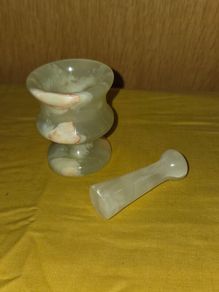 Marble Mortar and Pestle