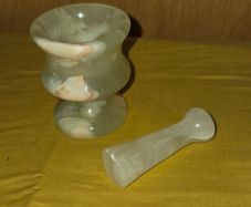 Marble Mortar and Pestle