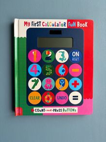 My First Calculator Interactive Learning Book Hardback Illustrated Children Book