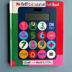 My First Calculator Interactive Learning Book Hardback Illustrated Children Book