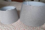 Grey lamp shades