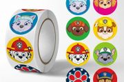New 500PCS Paw Patrol Children's Cartoon Stickers Cute Kids Stationery Supplies School Teacher Supplies Reward Sticker Toys Gift