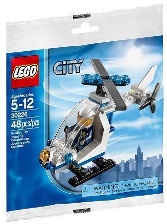 LEGO City 30222 Police Helicopter Polybag Set New Sealed