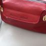 Marino Orlandi Genuine Italian Cherry Red Leather Shoulder/Hand Bag Image 3