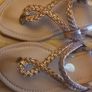 ladies gold sandals new look Image 4