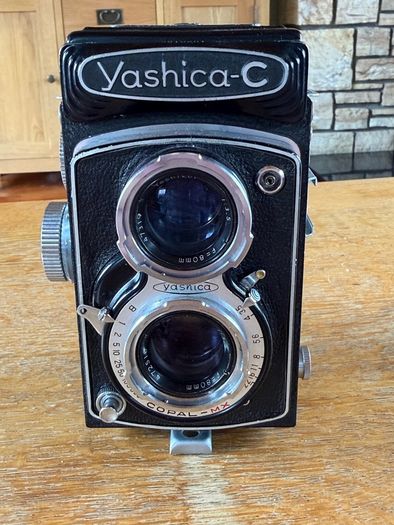 Yashica-C TLR Medium Format Film Camera + Original Leather Case