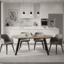Modern Extendable Round Dining Table 100-140 Image 3
