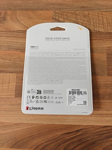1TB Kingston Nvme M.2 Ssd Pcie 4.0