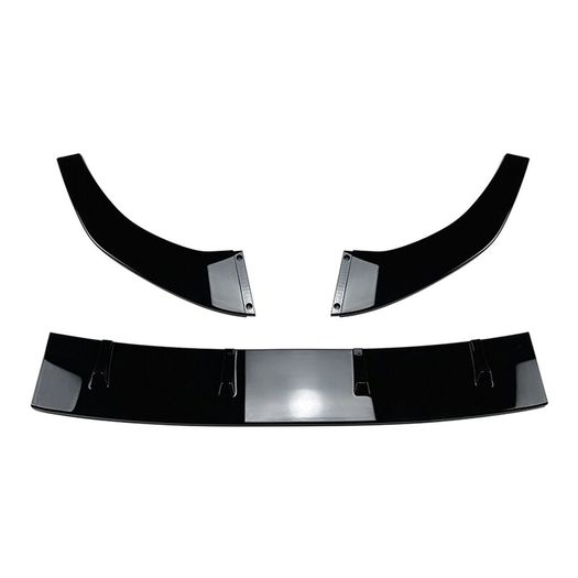 Glossy Black Front Bumper Lip Spoiler For VW Golf MK7 MK7.5 R Rline GTD GTI TSI TDI 2013 2020 Front Splitter Spoiler Lip BodyKit