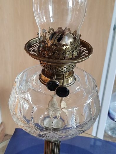 Antique oil lamps in very good condition. 305 each
