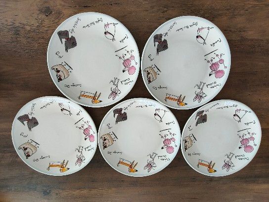 Side plates x 5