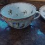 dresden handpainted double handle cups and saucers Image 5