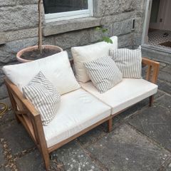 teak garden sofa