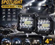 2pcs 10.16cm Automobile Light Bar 12V High-Brightness Combination Light 20LED Ultra-Bright Lighting