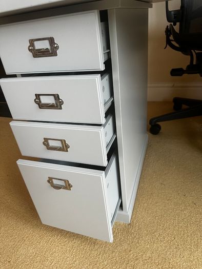 IKEA KLIMPEN Desk with 8 Drawers