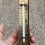 Zecol Art Deco Hanging Brass Oven Thermometer Image 2