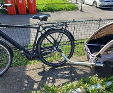 trailer with bike