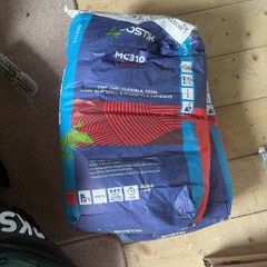 2x 20kg bags of white tile adhesive