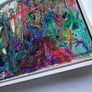 Original Abstract Painting GiFT Pine Forest Dublin Botanical Irish Art Image 8