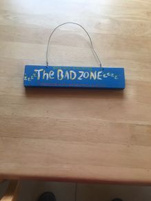 Sign (9 inches wide).