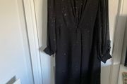Warehouse ladies black sparkly dress