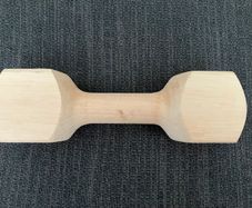 Dog Square dumbbell training wood 400g Brand new