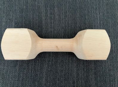 Dog Square dumbbell training wood 400g Brand new