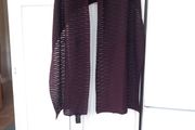 Oska Wine/Black Wool Wrap/Scarf Unused