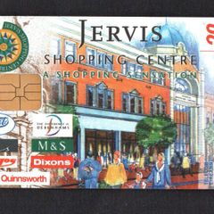 1996 Ireland 20 unit Jervis Shopping Centre (ODS1) Call Card Used. Telecom Eireann card number 1148.